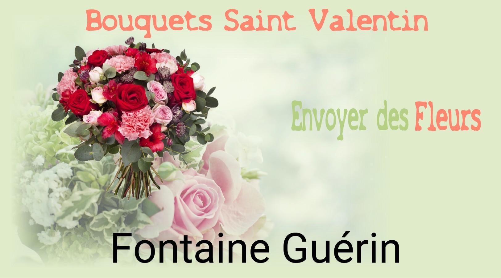 Roses de Saint-Valentin livrées à Fontaine-Guérin